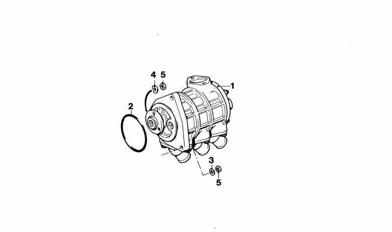 Junta tórica (O-Ring) OEM 12111252257 para BMW E26, E30, E28, E34, E24. Compatible con motores S14 y S38. Original BMW.