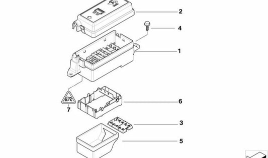 Caixa de tomadas universal de 10 pólos OEM 61136901814 para MINI R50, R53, R56, R56 LCI, Clubman R55, Cabrio R52, Coupé R58, Roadster R59, Countryman R60, Paceman R61... e muito mais. MINI originais.