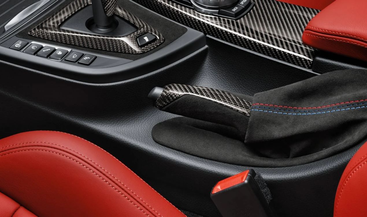 Poignée de frein à main OEM 34402358363 pour BMW F80, F82, F83. BMW d'origine.