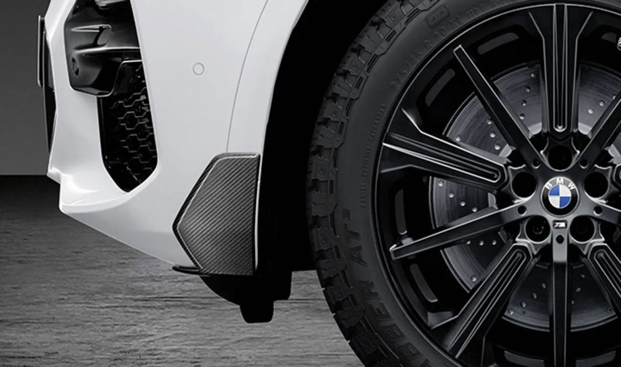 M Performance Front-Winglet para BMW X5 G05, G05N, G18, G18N (OEM 51192455500). Original BMW.