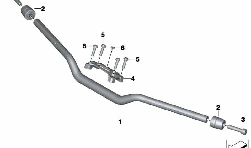 Manillar OEM 32718562396 para BMW Motorrad S 1000 R (K47) 2016-2020. Original BMW Motorrad.