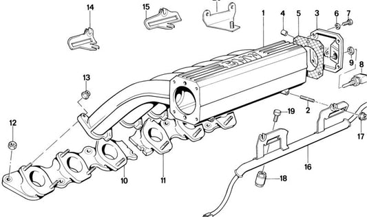 Kabelölstand für BMW 7 E32 -Serie (OEM 12511719560). Original BMW