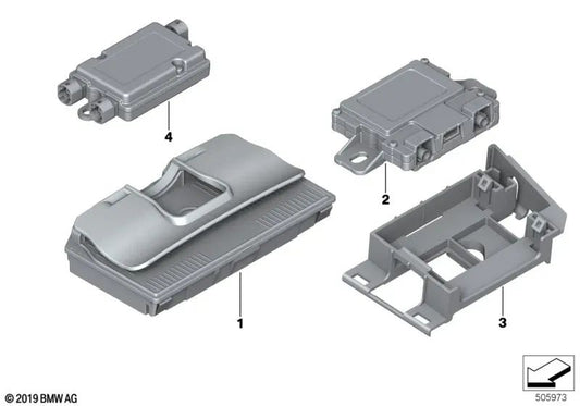 Compensador LTE para BMW Série 1 F20N, F21N, Série 2 F22, F23, F45, F46, F87, G42, Série 3 F30N, F34N, F35N, F80N, G20, G80, Série 4 F32, F33, F36, F83, G22, G82, Série 5 F90N, G30, G38, Série 6 F06N, F12N, F13N, G32, Série 7 G11, G12, Série 8 F92, G14, G