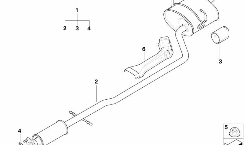 Aislamiento térmico de depósito OEM 51487124372 para MINI R50, R52. Original MINI.