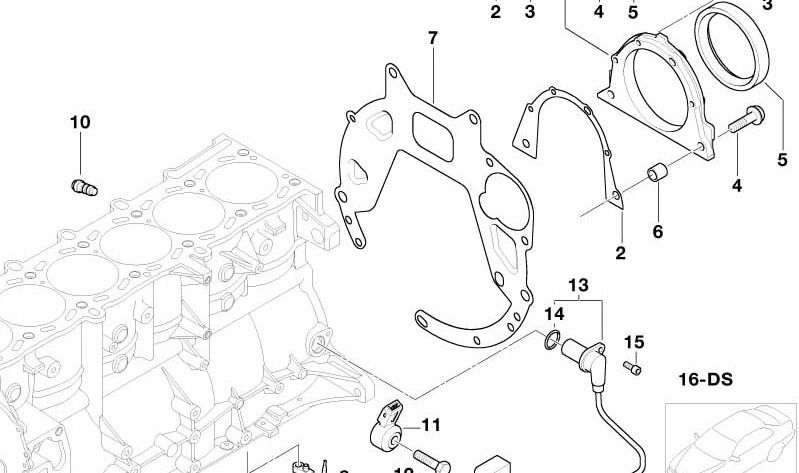 Tobera de pulverización de aceite OEM 11427830770 para BMW E36, E46, Z3, E85, E86. Original BMW.