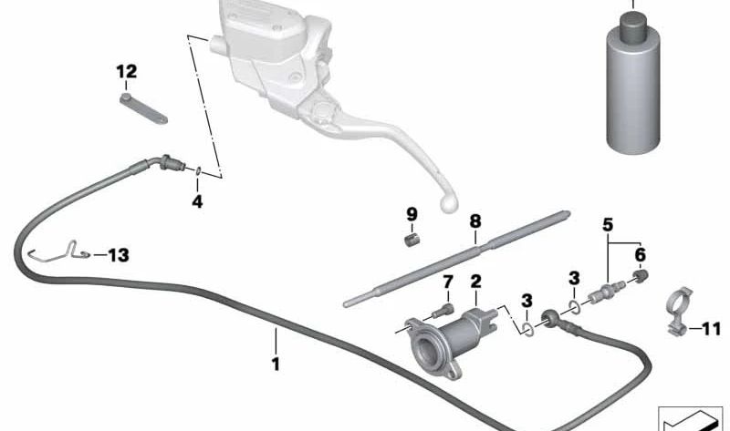 Anillo obturador toroidal OEM 11317711269 para motos BMW R 1200 GS, R 1250 GS, R 1200 RT, R nineT... y más. Original BMW Motorrad.