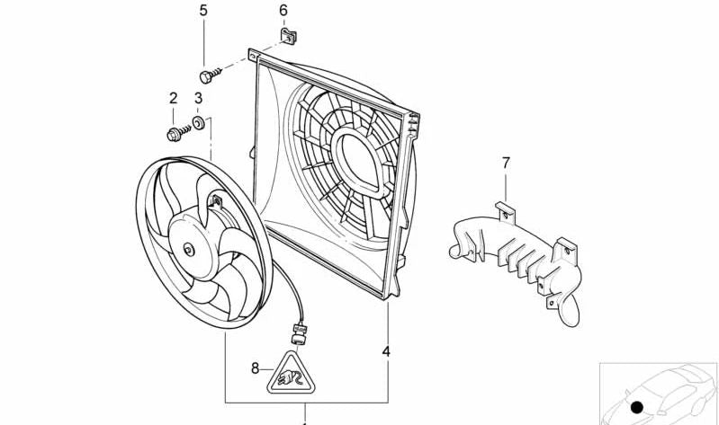 Conducto de admisión OEM 64548363741 para BMW E36. Pieza original BMW, ideal para sistema de ventilación o aire acondicionado. Compatible únicamente con BMW Serie 3 modelo E36. Original BMW.