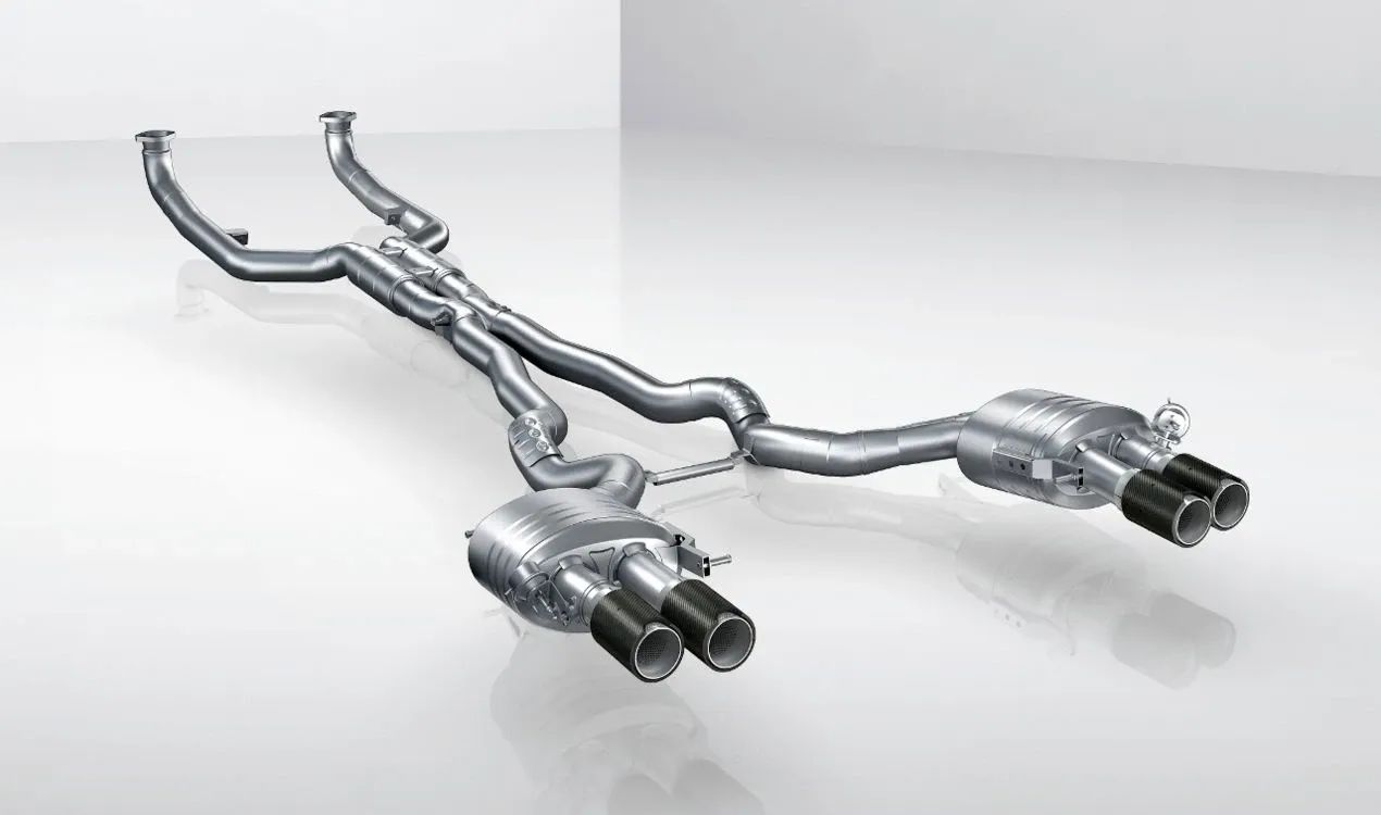 Sistema de Silenciador M Performance para BMW Serie 5 F10 (OEM 18302344071). Original BMW