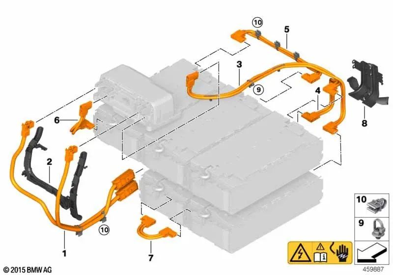 Cable channel for BMW 2 Series F45, F45N, X1 F48N, X2 F39, MINI F60, F60N (OEM 61278626085). Genuine BMW.