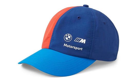 Gorra BMW M Motorsport OEM 024479 03 unisex, talla única, color azul. Ajustable y con logotipo del equipo de carreras. Original PUMA. Ideal para fans de BMW Motorsport.