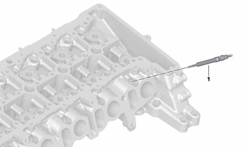 Glühspitze für BMW F20, F21, F40, F70, F22, F23, F44, F45, F46, G42, U06, F30, F31, G20, G21, G28, F32, F33, G22, G23, G26, F10N, F11N, G30, G31, G60, G61, G32, G32N, G11, G12, G70, G14, G15, G16, E84, F48, U11, F39, U10, G01, G45, G02N, F15, G0