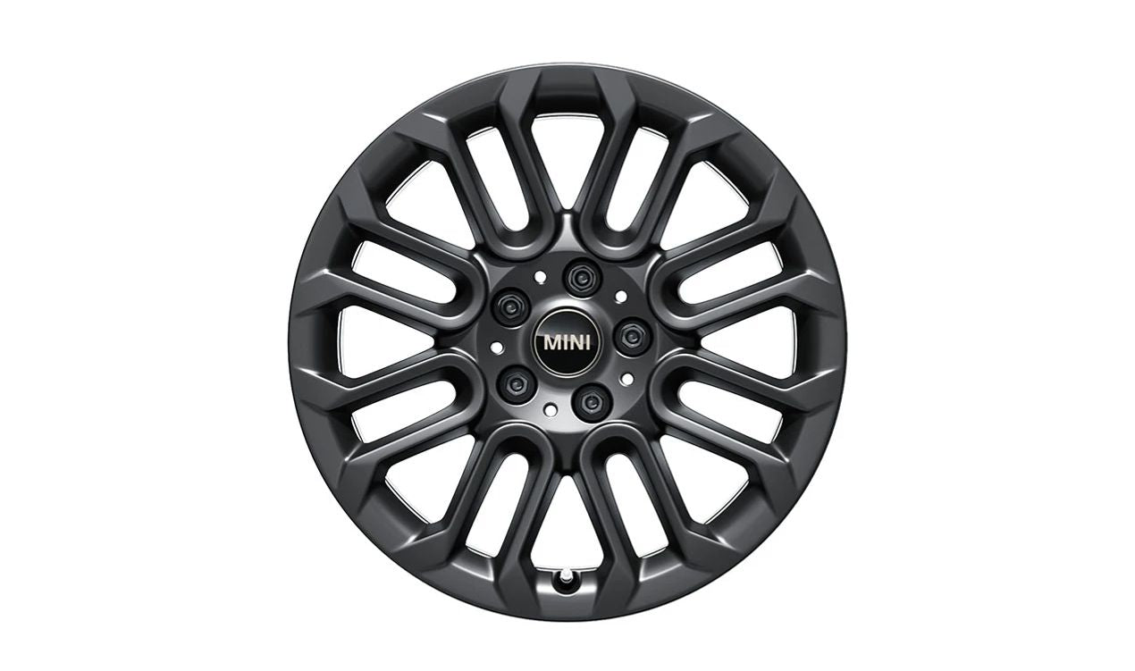 Llanta de aluminio Spectre Grey 17" OEM 36105A72824 para MINI Cooper J01, Aceman J05... y más. Original MINI.