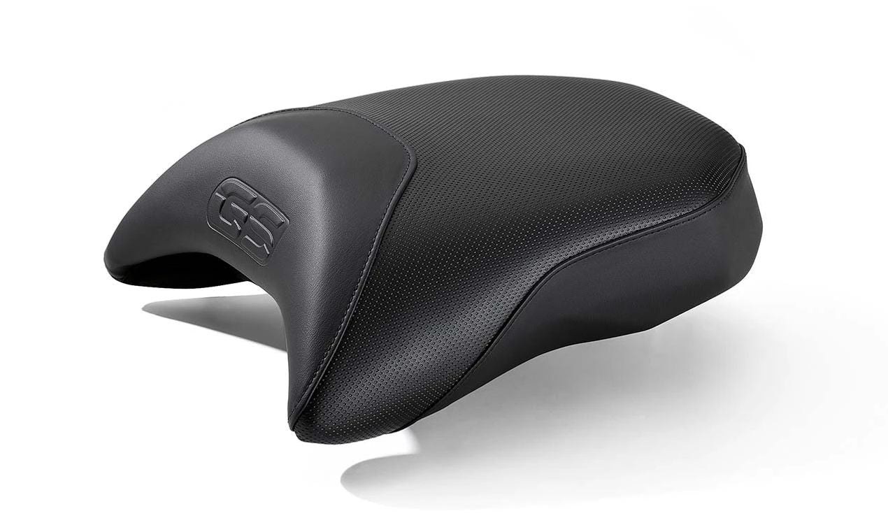 Assento de passageiro aquecido preto OEM 52539457781 para motocicletas BMW R 1250 GS, R 1250 GS Adventure. Originais BMW Motorrad.