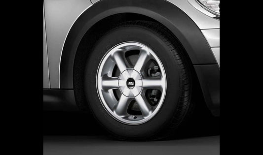 Rotator sprach 101 OEM 36116769405 Aluminiumreifen für Mini R50, R53, R56, Clubman R55, Cabrio R52 ... und mehr. Original Mini.
