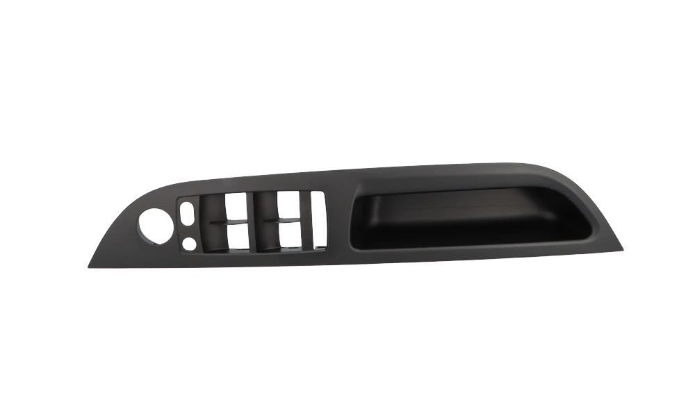 Manilla interior puerta izquierda negra OEM 51416983703 para BMW E60, E60N, E61, E61N. Repuesto original BMW.