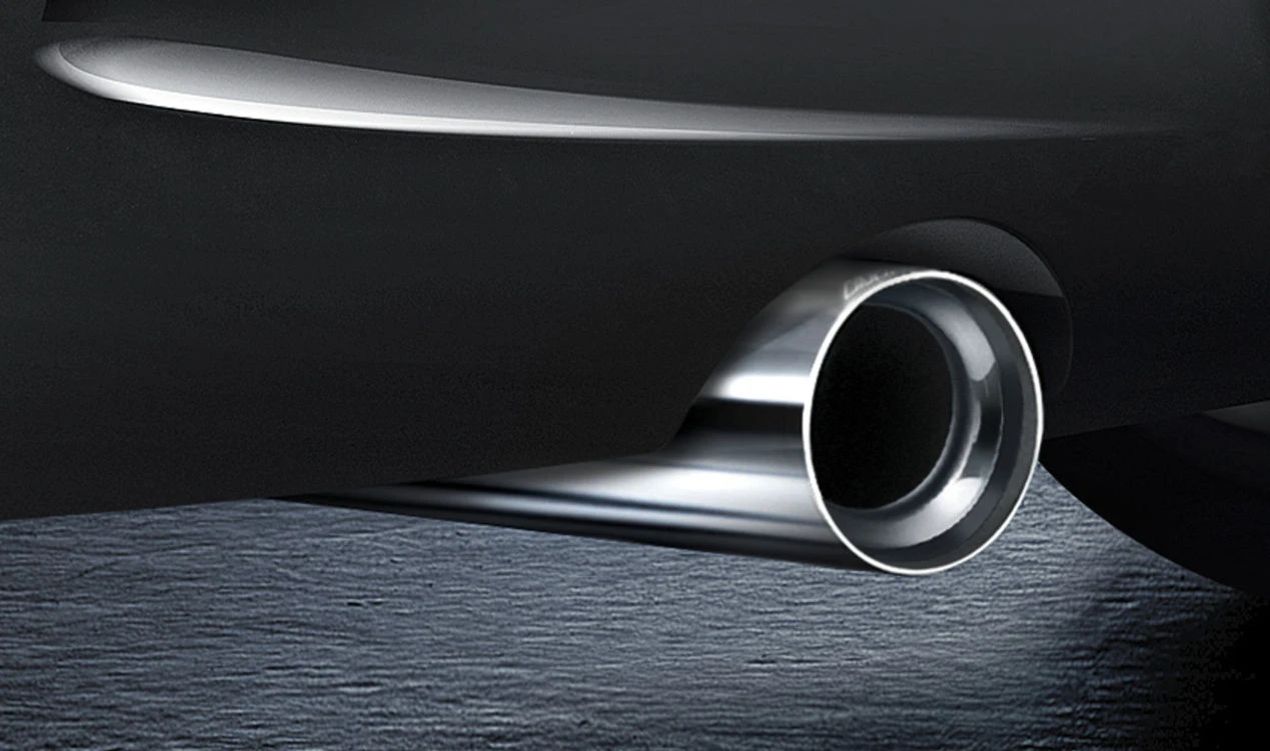 CHROME EXHAUST BRICK M Performance OEM 18302286251 For BMW F20, F20N, F21, F21N. Original BMW piece.