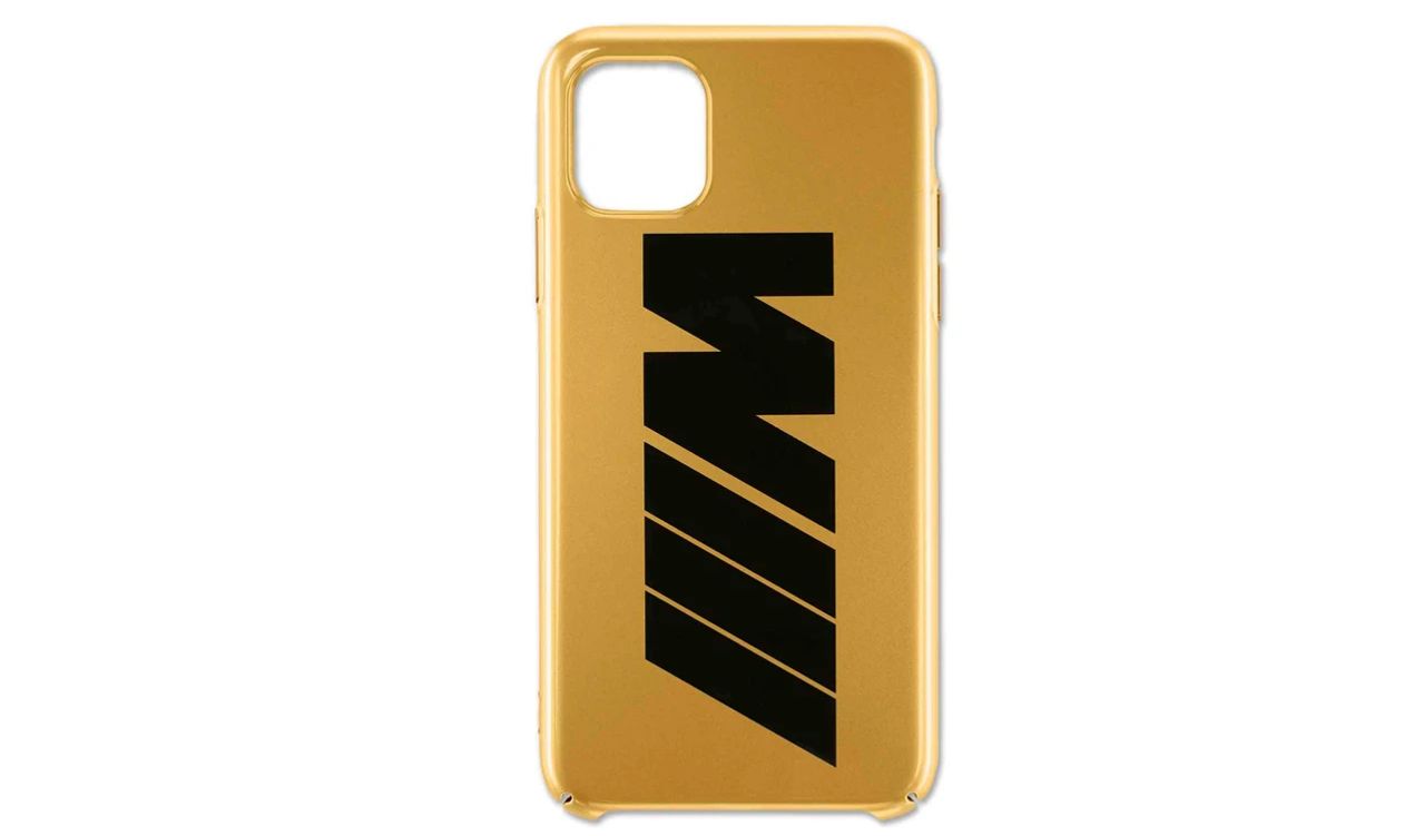Funda para móvil BMW M iPhone 11 Pro color oro OEM 80212467720. Válido para BMW. Original BMW.