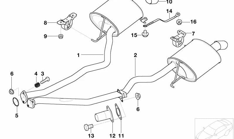 Cable de masa OEM 18106906784 para BMW E83, E53, E71, E52. Original BMW.