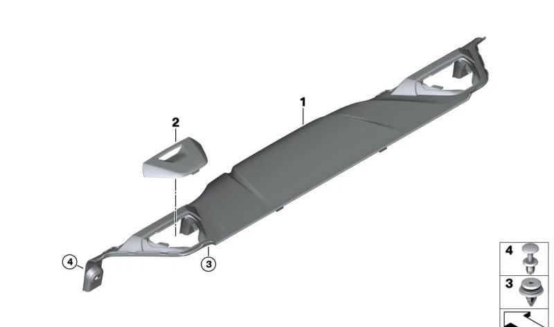 OEM -Organisationstablett 51477316098 für BMW I12, I12N. Original BMW. Ideal, um das Innenraum zu ordnen und den Abteilraum auszunutzen.