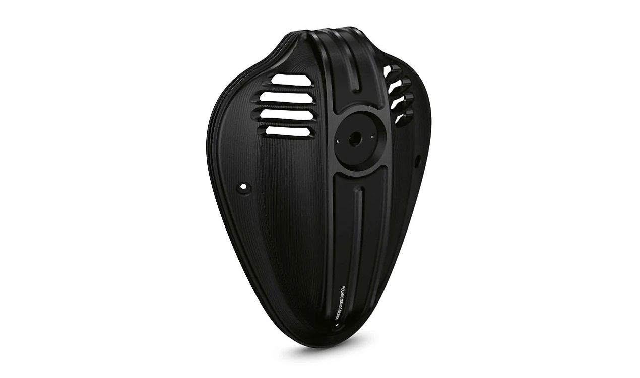 Tapa de motor en aluminio CNC 2-Tone Black OEM 77122464006 para BMW Motorrad R 18, R 18 Classic, R 18 Roctane, R 18 B y R 18 Transcontinental. Original BMW Motorrad.