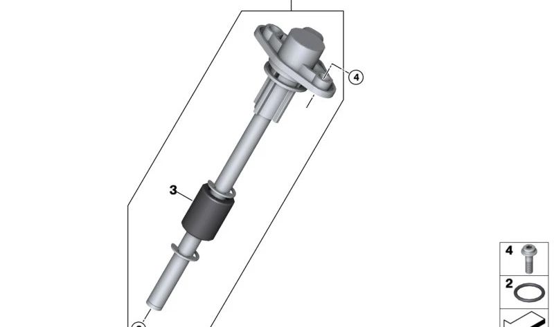 Flotador de combustible OEM 13627697763 para motos BMW K1200S, K1300S, K1600GT... y más. Original BMW Motorrad.