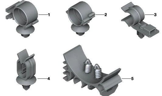 Morsetto cavo OEM 61137715870 per moto BMW F700GS, F800GS, F800GT, F800S, F800ST... e altro ancora. BMW Motorrad originale.