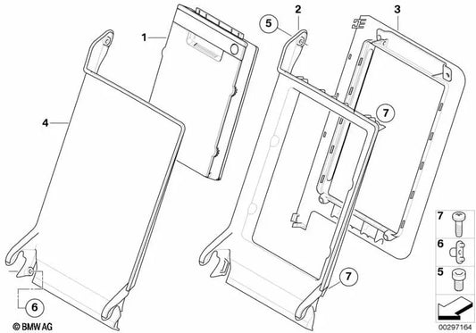 Ski Bag with Frame for BMW E71, E72 (OEM 52209141203). Original BMW.