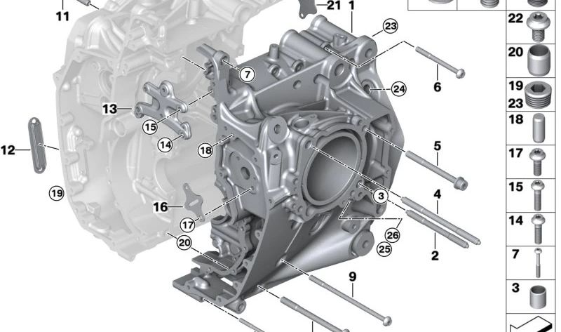 Zylinderschraube M6X25-8,8 OEM 07129907394 für BMW Motorräder F 850 GS, F 900 R, C Evolution... und mehr. Original BMW Motorrad.