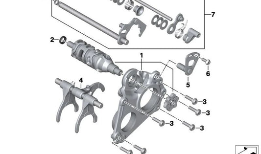 Retén de eje OEM 21217700173 para motos BMW F750GS, F850GS, F900R, G650GS... y más. Original BMW Motorrad.