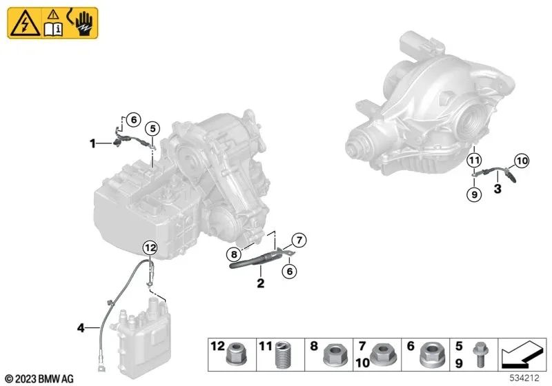 Sechskantschraube M6x16 OEM 07119905726 für BMW E81, E87, F20, F30, X1, X5 und MINI F56, F60... und mehr. Original BMW und MINI.