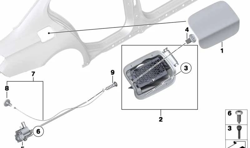 Tapa embellecedora OEM 51177184080 para BMW F01, F01N, F04. Pieza original BMW ideal para tapar o cubrir componentes del motor o carrocería. Original BMW.