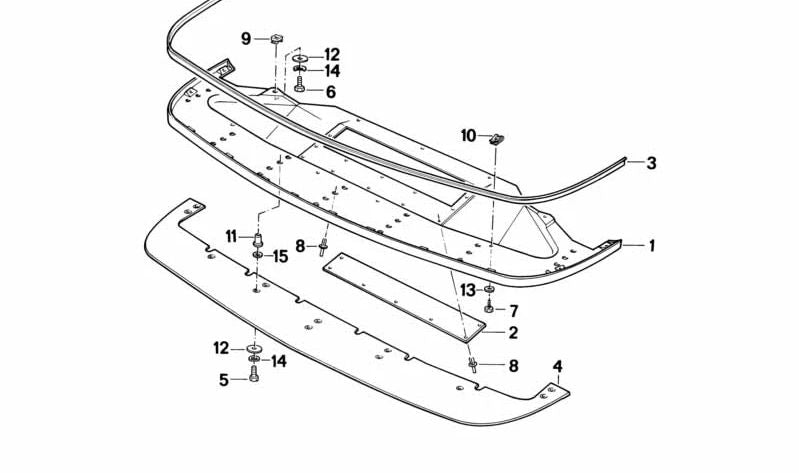 Tornillo chapa OEM 07119901295 para BMW E30, E12, E24, F01, F01N, F02, F02N, F04, E83, E83N. Original BMW.