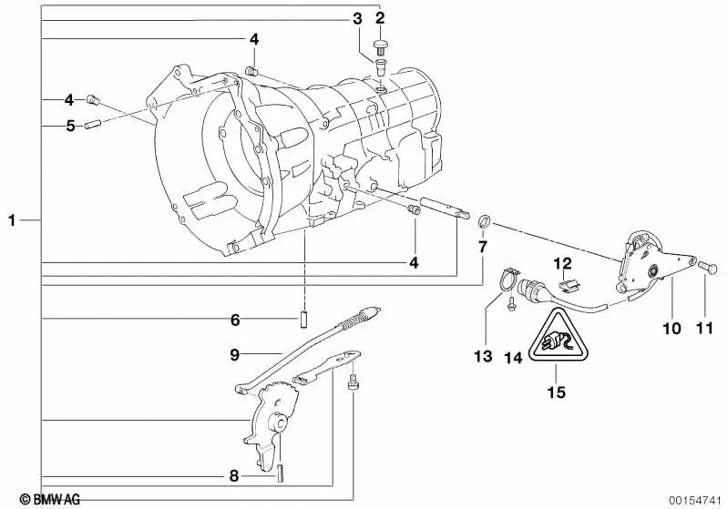 Interruptor de posición para BMW Serie 7 E38 (OEM 24101422295). Original BMW