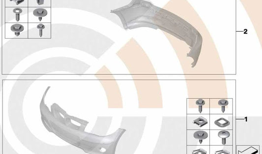 OEM 5112410020 HINTER BUMPERSCHALTER FÜR BMW E82, E88. Original BMW.