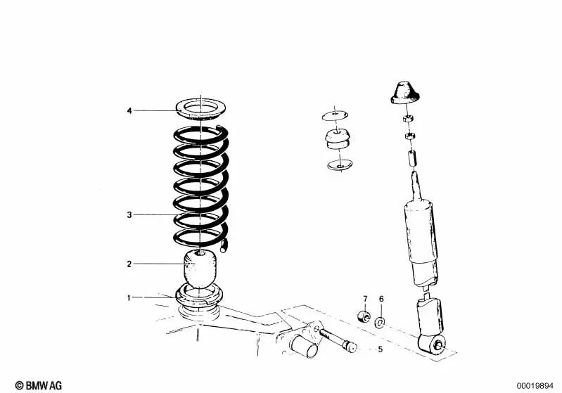 Perno Estriado M10x58 para BMW (OEM 33323428161). Original BMW