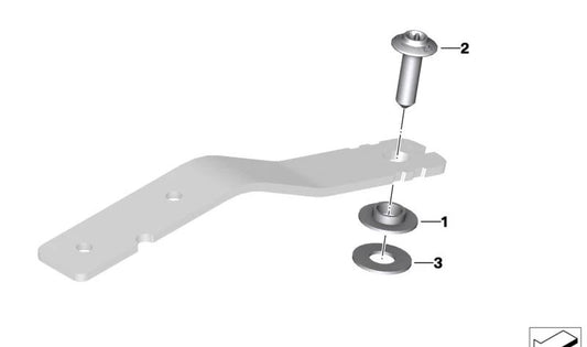 Guide d'assemblage OEM 07147355159 pour BMW I3 (I12), I8 (I12), I8 Roadster (I15) et Motorrad R 18 Transcontinental (RK35). BMW original et BMW Motorrad.