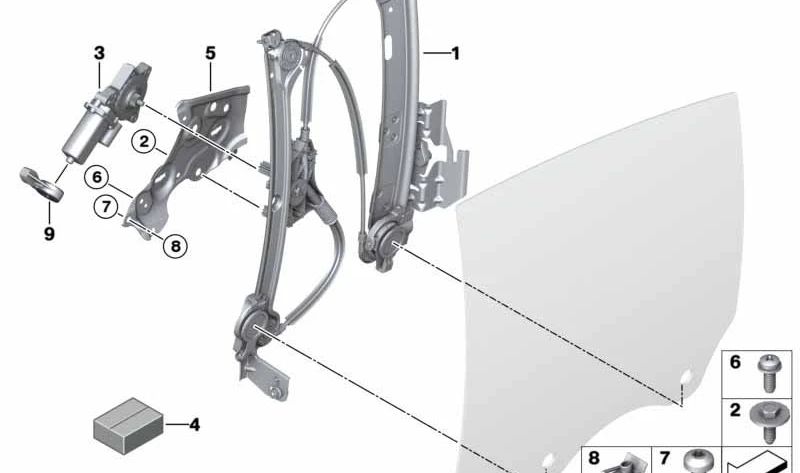 Tornillo de estrella para plástico OEM 07129904424 para BMW E81, E82, E88, E90, E91, E92, E93, F07, F10, F11, E63, E64, F06, F12, F13, E65, E66, F01, F02, F04, E89. Original BMW.