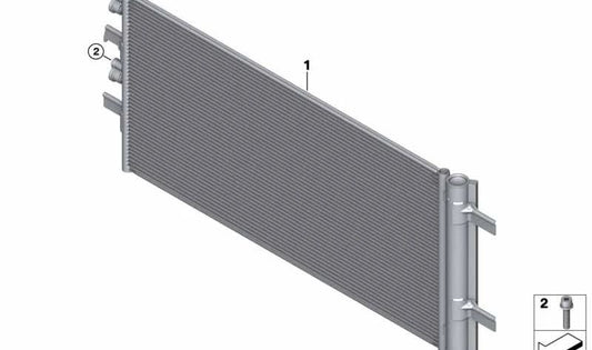 Klimaanlagenkondensator mit OEM -Trockner 64509271206 für BMW F40, F44, F45, F52, F48, F39 und Mini F54, F56, F60. Original Mini und BMW.