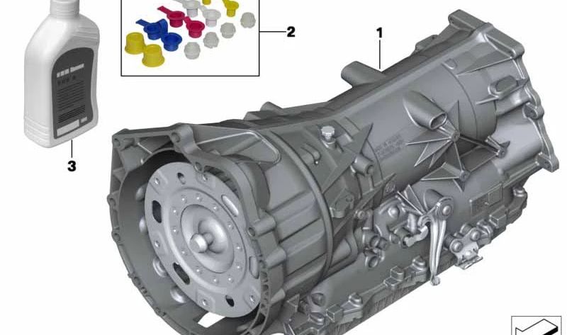 Automatic gearbox OEM 24008638260 for BMW F30, F31, F34, F32, F33, F36. Original BMW.