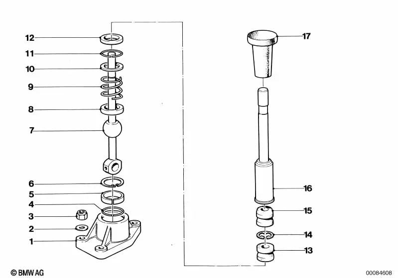 Pression Springs pour BMW 3 E21 Series, E30 Series 5 E12, E28 Series 6 E24 Series 7 E23 (OEM 23411200845). BMW d'origine.