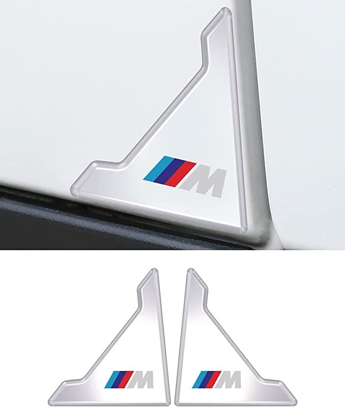 Protector canto esquinas puerta silicona transparente con pegatina ///M y BMW para BMW