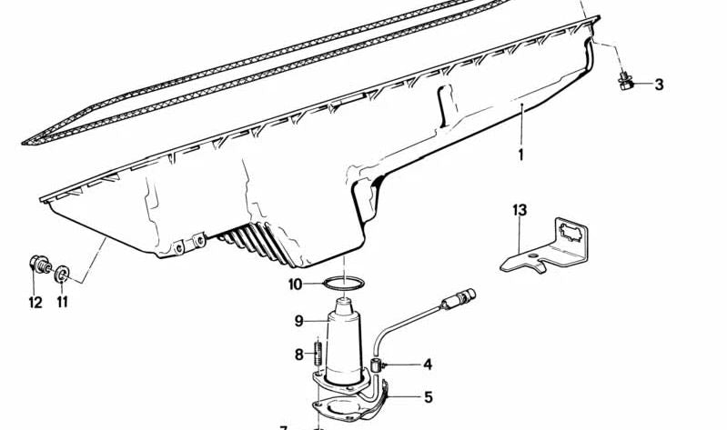 Junta sin amianto OEM 11131315085 para BMW E12, E28, E24, E23. Pieza original BMW, ideal para sellar componentes del motor sin riesgo de fugas.