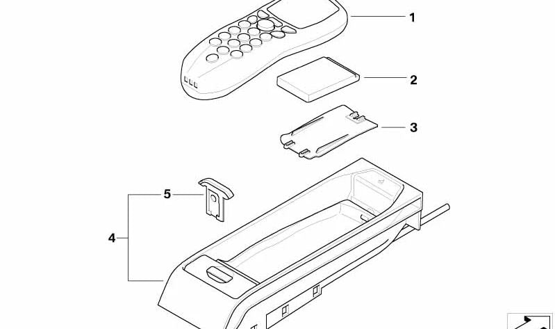 Boîte d'expulsion avec installation de charge pour BMW E46, E39, E53 (OEM 8411693695). BMW d'origine