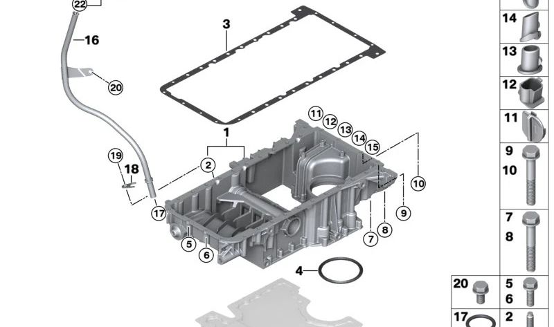 OEM 11437546639 Tubo di selezione di ingranaggi per BMW E70, E71. BMW originale.