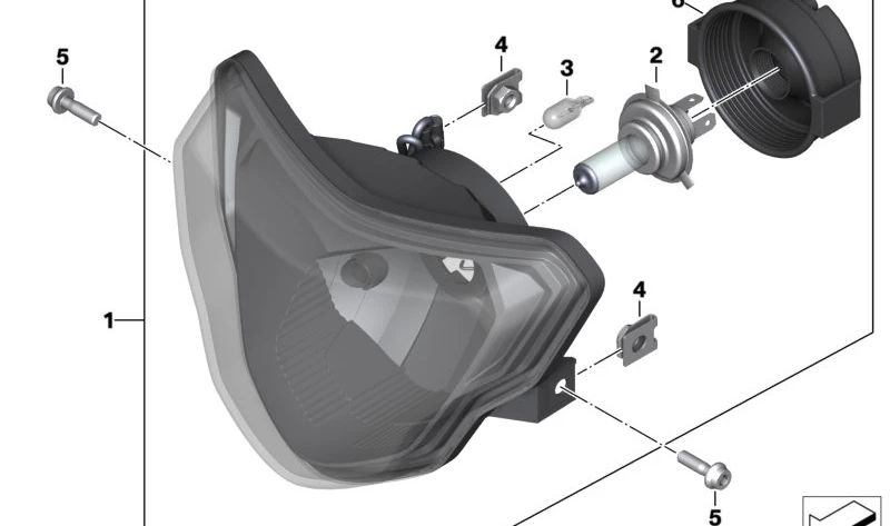 Bombilla Longlife OEM 63217162953 para MINI R56, F56, Clubman R55, Cabrio R57, Countryman R60... y más. Original MINI.