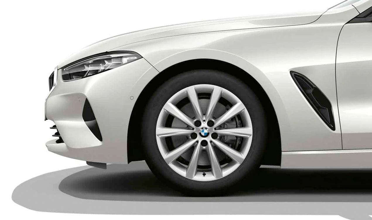 Juego de llantas y neumáticos de invierno V-Speiche 642 18" OEM 10026645B para BMW G32, G32N, G11, G11N, G12, G12N. Original BMW, incluye 4 ruedas completas con neumáticos MICHELIN Pilot Alpin PA4 Runflat.