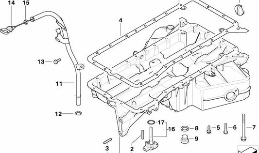 Junta tórica (O-Ring) OEM 11437794698 para BMW {E81, E82, E87, E88, F20, F21, F40, F22, F23, F44, F45, F46, E30, E36, E46, E90, E91, E92, E93, F30, F31, F34, G20, G21, F32, F33, F36, E34, E39, E60, E61, F07, F10, F11, G30, G31, E63, E64, F06, F12, F