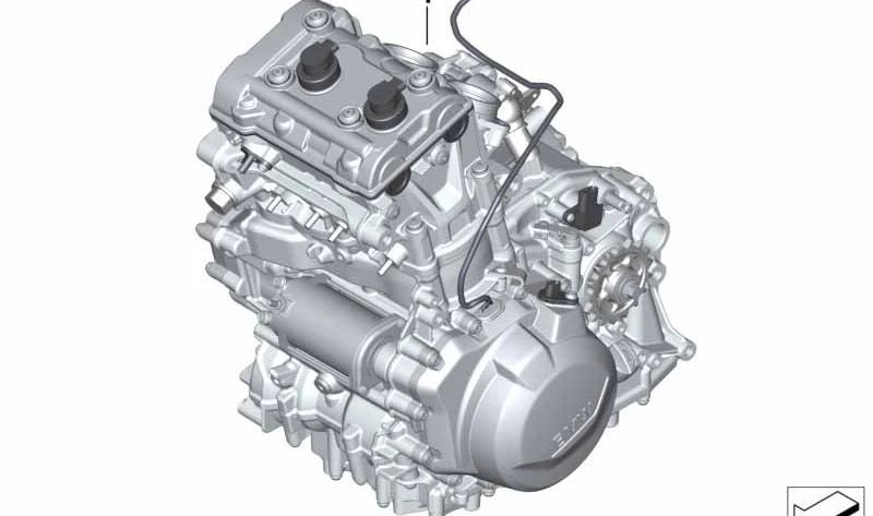 Motor completo OEM 11005B3AB03 para motos BMW F 900 R (K83), F 900 R A2, F 900 XR (K84), F 900 XR A2. Original BMW Motorrad.