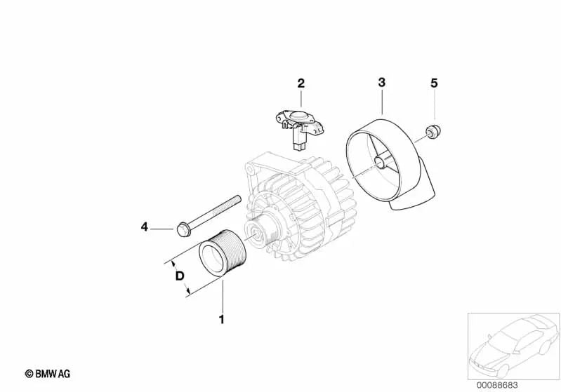 Porca de cobertura OEM 12427565287 para BMW Série 1 E81, E87, Série 3 E46, E90, Série 5 E39, E60, X1 E84, X3 E83... e muito mais. BMW genuíno.