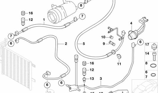 Du Tust Einen ** Dichtring (BMW) ** MIT der Teile-nr. ** 64508363041 ** Rausgesucht - Kostet 3,88 €, Hat Einen Dirtchmesser von 23mm und Gehört Zur Kategorie ** KältememittelLeitungen ** (également le relais Klimaanlage). Der Ring Gehört Zu Zahlreichen